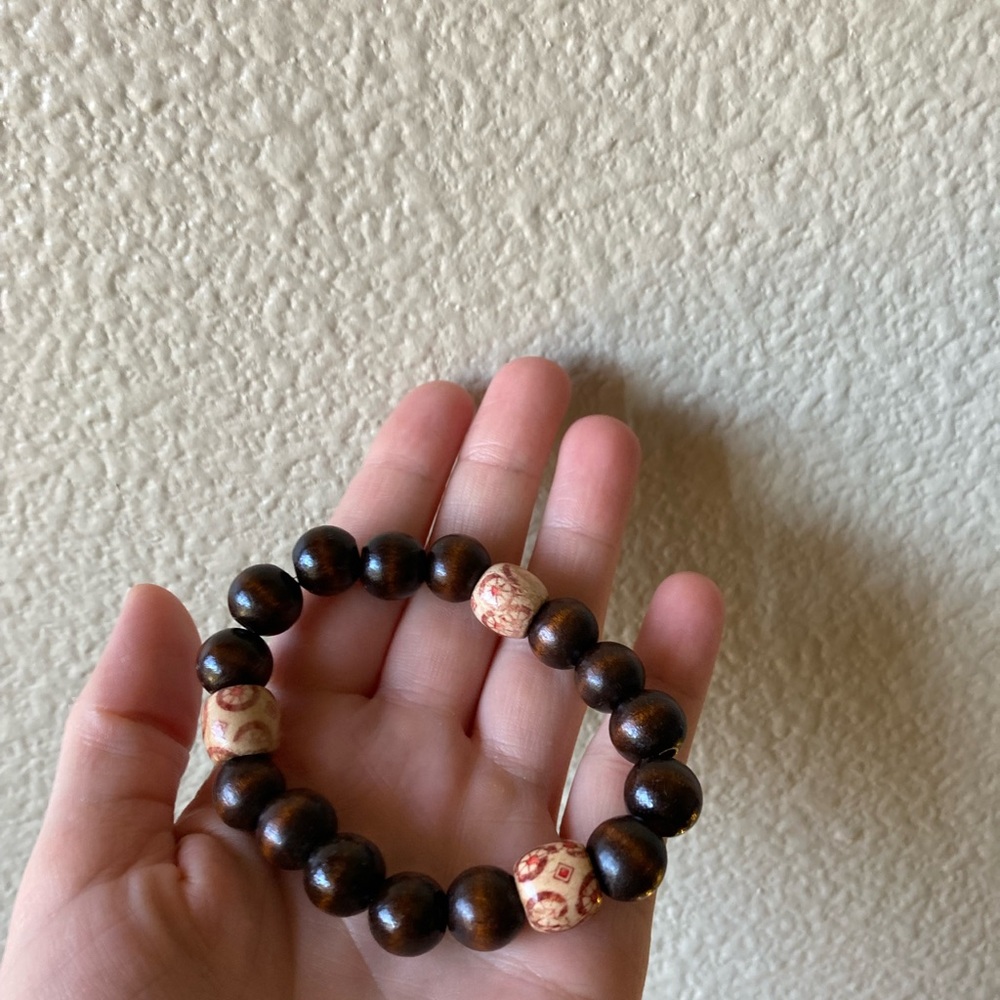 Chunky Boho Beaded Bracelet